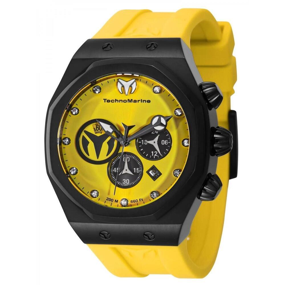 NWT TechnoMarine TM-523002 Reef | Quartz | Yellow | Men's Watch